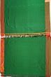 Paithani Silk Butta Dark Green Saree