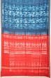 Chanderi Cotton Shibori Printed Blue Saree