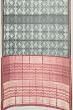 Chanderi Cotton Shibori Printed Grey Saree