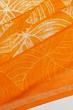 Chanderi Cotton Shibori Printed Orange Saree