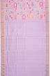 Uppada Silk All Over Jamdani Lavender Saree