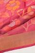 Uppada Silk All Over Jamdani Pink Saree