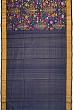 Uppada Silk All Over Jamdani Dark Blue Saree