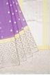 Banarasi Kora Organza Butta Lavender Saree