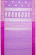 Banarasi Kora Organza Butta Purple Saree