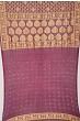 Banarai Georgette Bandhani Brocade Purple Saree