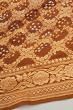 Banarasi Georgette Bandhani Brocade Choco Brown Saree