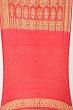 Banarasi Georgette Bandhani Brocade Red Saree