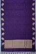 Banarasi Katan Silk Butta Violet Saree