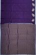 Banarasi Katan Silk Butta Violet Saree