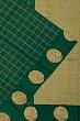 Banarasi Katan Silk Checks Dark Green Saree