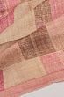 Tussar Geometrical Printed Pink And Beige Saree