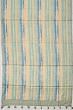 Tussar Horizontal Lines Pastel Blue Saree