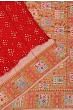 Banarasi Silk Bandhani Red Saree