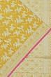 Banarasi Silk Jaal Yellow Saree