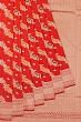 Banarasi Silk Leheriya Jaal Red Saree