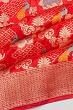 Banarasi Silk Brocade Red Saree