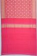 Banarasi Silk Jaal And Butta Pink Saree