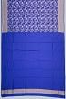 Banarasi Silk Jaal Royal Blue Saree