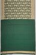 Banarasi Silk Jaal Bottle Green Saree