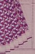 Banarasi Silk Brocade Purple Saree