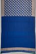 Banarasi Silk Leheriya Jaal Royal Blue Saree