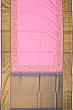 Kanchipuram Silk Butta Baby Pink Saree With Embroidery