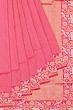 Banarasi Silk Brocade Pink Saree