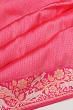 Banarasi Silk Brocade Pink Saree