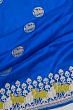 Banarasi Silk Butta Blue Saree