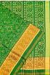 Rajkot Patola Silk Ikat Green Saree