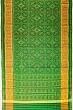 Rajkot Patola Silk Ikat Green Saree