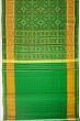 Rajkot Patola Silk Ikat Green Saree