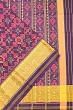 Rajkot Patola Silk Ikat Purple Saree