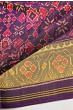 Rajkot Patola Silk Ikat Purple Saree