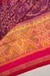 Rajkot Patola Silk Ikat Purple Saree