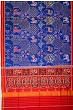 Semi Patan Patola Silk Ikat Royal Blue Saree