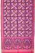 Semi Patan Patola Silk Ikat Purple Saree