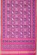 Rajkot Patola Silk Ikat Purple Saree