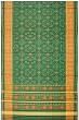 Rajkot Patola Silk Ikat Dark Green Saree