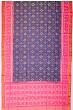 Rajkot Patola Silk Ikat Blue Saree