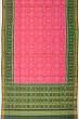 Rajkot Patola Silk Ikat Pink Saree