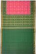 Rajkot Patola Silk Ikat Pink Saree