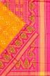 Rajkot Patola Silk Ikat Mustard Yellow Saree