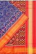 Rajkot Patola Silk Ikat Dark Blue Saree