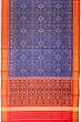 Rajkot Patola Silk Ikat Dark Blue Saree