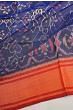 Rajkot Patola Silk Ikat Dark Blue Saree