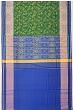 Rajkot Patola Silk Ikat Dark Green Saree