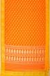 Banarasi Kora Organza Jamdani Butta Orange Saree