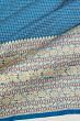 Banarasi Silk Checks Blue Saree